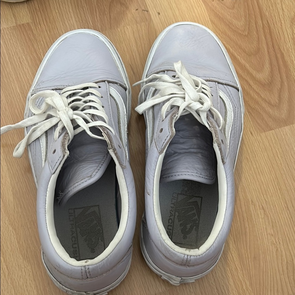 Vans purple white  Sneakers size 7.5